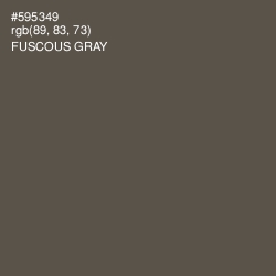 #595349 - Fuscous Gray Color Image